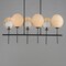 Maxim Lighting Maldives 6-Light Linear Chandelier, Black 12607NABK - alternate 3